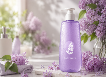 Body Wash With Subtle Lilac Touch