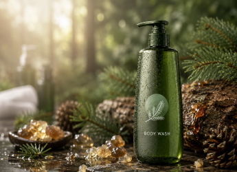 Body Wash With Subtle Resinous Scent