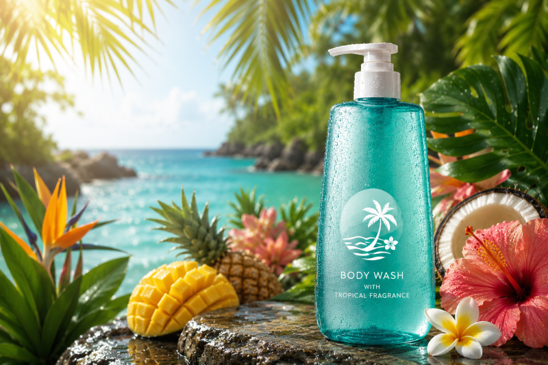 Body Wash With Tropical Fragrance