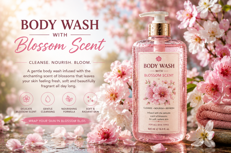 Body Wash With Blossom Scent