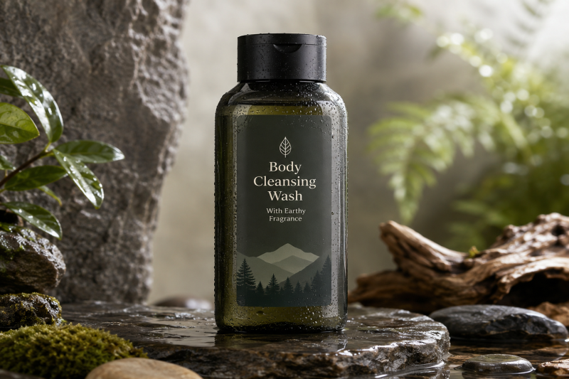 Body Cleansing Wash With Earthy Fragrance