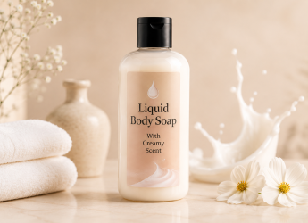 Liquid Body Soap With Creamy Scent