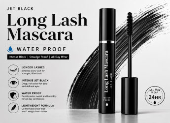 Long Lash Mascara Water Proof - Black