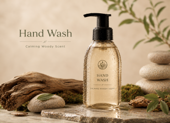 Hand Wash With Calming Woody Scent