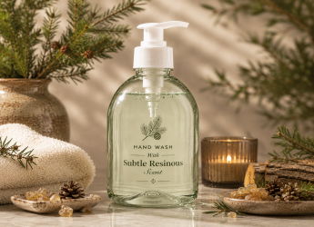 Hand Wash With Subtle Resinous Scent