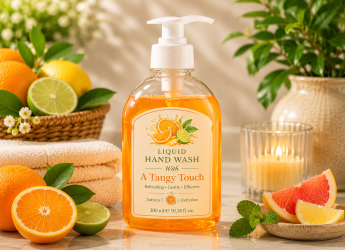 Liquid Hand Wash With A Tangy Touch