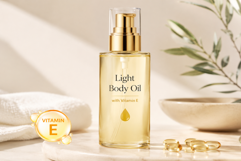 Light Body Oil with Vitamin E