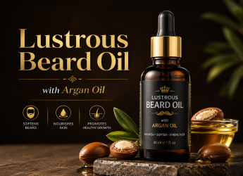 Lustrous Beard Oil with Argan Oil
