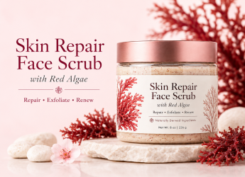 Skin Repair Face Scrub With Red Algae
