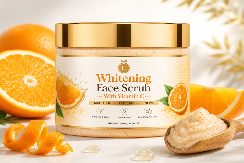 Whitening Face Scrub With Vitamin C