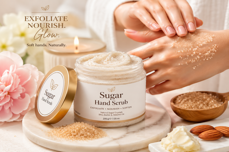 Sugar Hand Scrub – Private Label Manufacturing