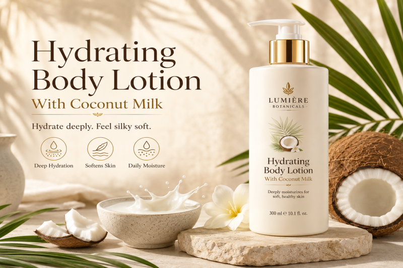 Hydrating Body Lotion With Coconut Milk