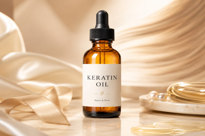 Contract Manufacturing Keratin Oil, Keratin Oil Contract Manufacturer, Private Label Keratin Oil, Custom Keratin Oil, OEM Keratin Oil