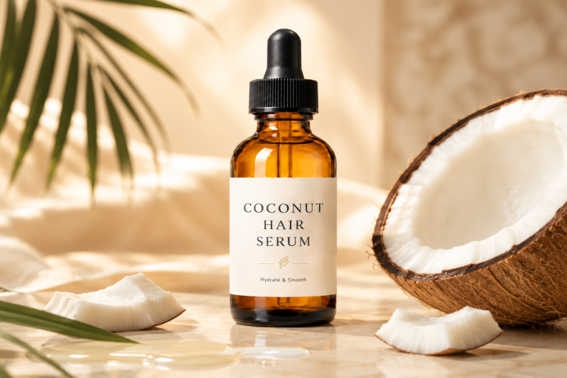 Coconut Hair Serum Contract Manufacturing, Coconut Hair Serum Contract Manufacturer, Private Label Coconut Hair Serum, Coconut Hair Serum Custom, OEM Coconut Hair Serum